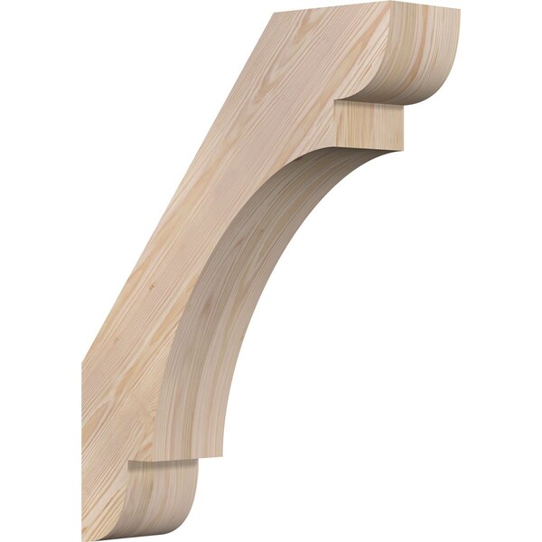 Ekena Millwork 5 1/2"W x 22"D x 28"H Olympic Smooth Knee Brace, Douglas Fir BRC06X22X28OLY00SDF - main